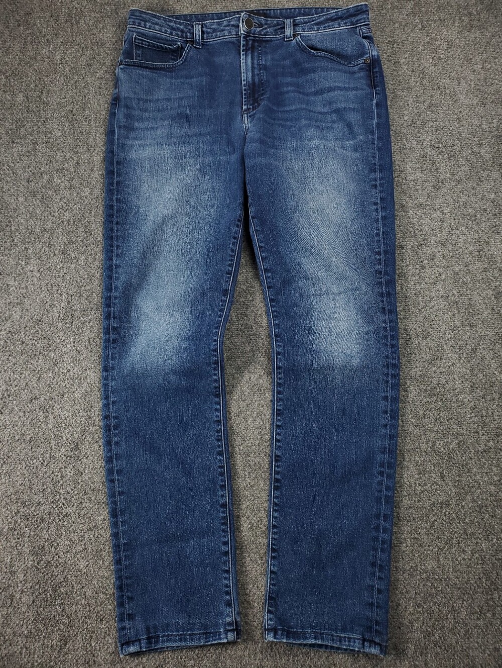 Monfrere Deniro Jeans 34 Straight Made In USA Japanese Denim Blue Montreal Wash